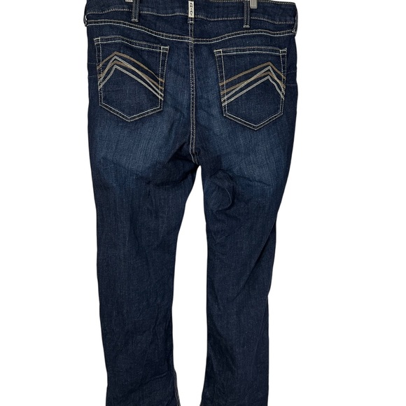 Ariat Women's Boot Cut Jeans - Dark Blue - Picture 6 of 11